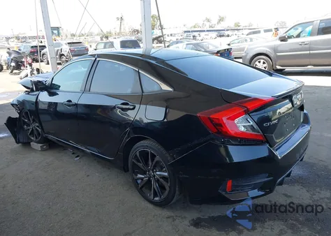 2020 Honda Civic Sport from USA, damaged, VIN 2HGFC2F83LH530037